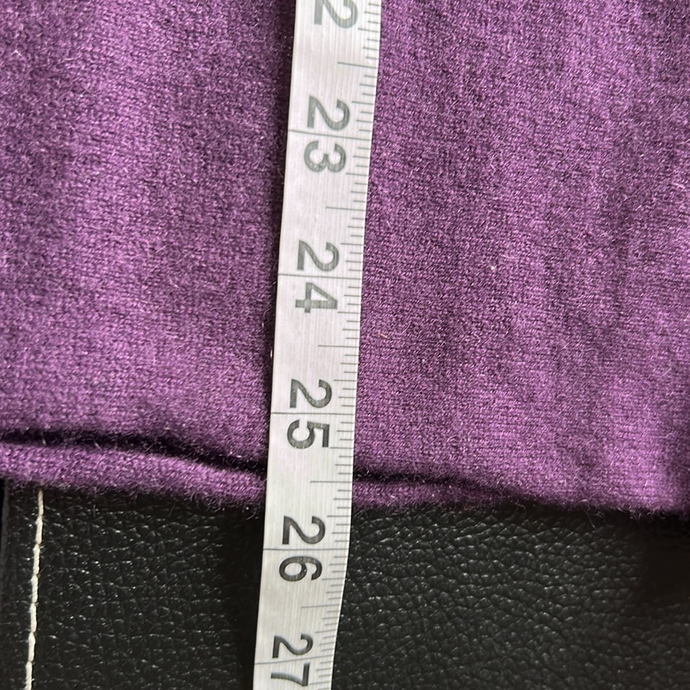BODEN Cashmere Sweater Button Back Crewneck Long Sleeve Jumper Purple Sz 4 - Picture 9 of 9